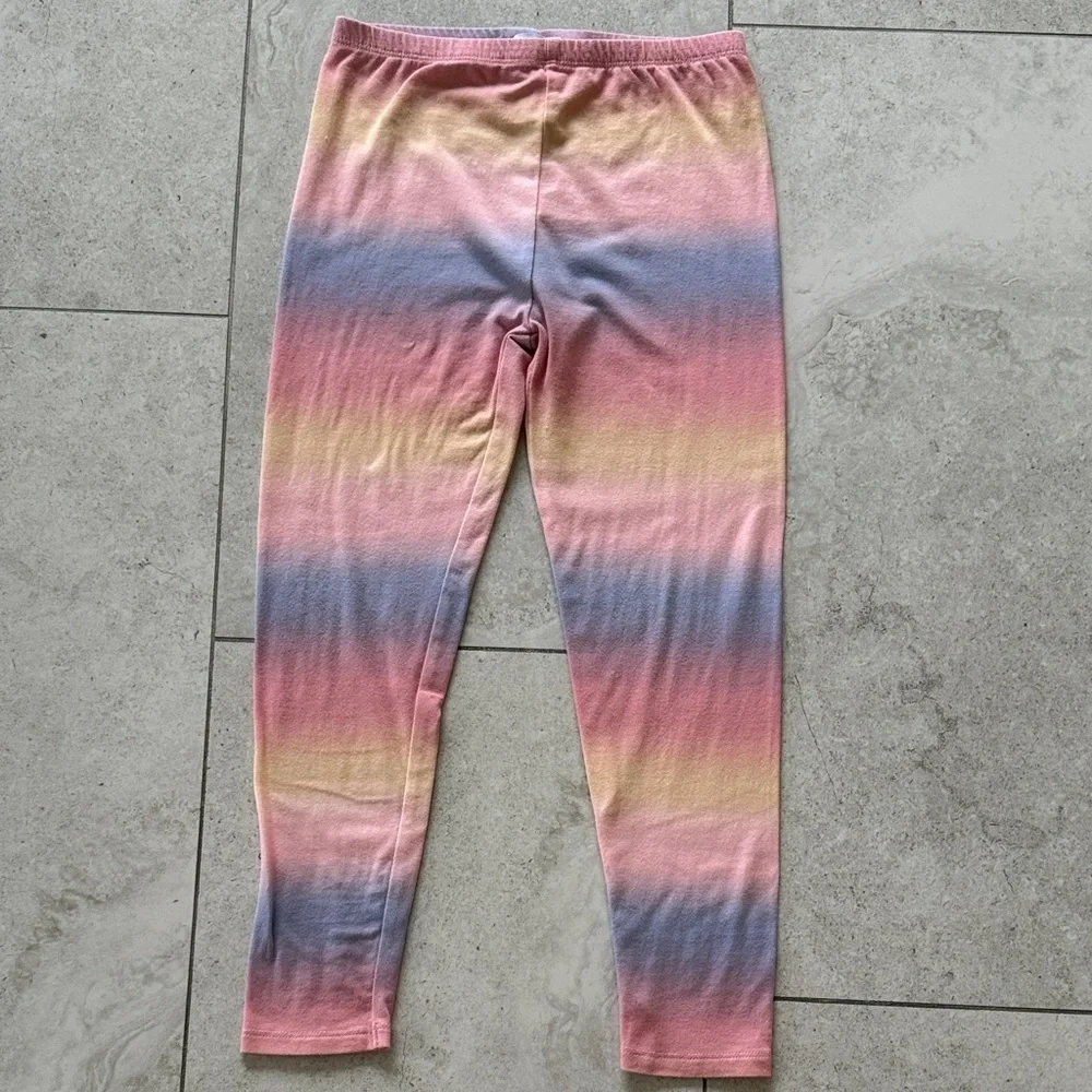 Splendid Girls' Love Tee & Ombre Spray Leggings Set  sz 6
